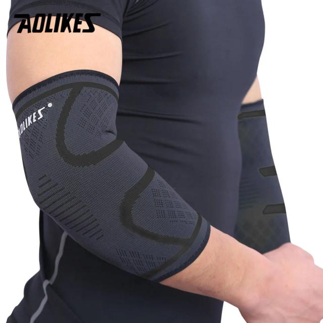 Cotoveleira Respirável Aolikes para Esportes - Suporte Elástico Ideal para Basquete e Futebol, 1 Peça