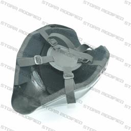 Máscara tática de paintball airsoft, máscara death knell de fibra de carbono para proteção do rosto inteiro traje protetor para os olhos para halloween - Image 3