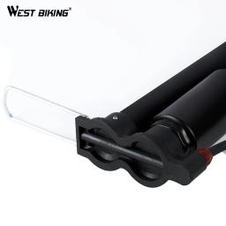 West biking 150psi bomba de bicicleta alta pressão pé impulsionador bomba ciclismo pneu inflator presta schrader válvula acessórios da bicicleta - Image 3