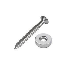 Pulverizadores de ponta para guitarra, ponteiras articuladas de metal cromado com parafusos para baixo, montagem no pescoço 4 argolas - Image 3