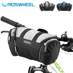 Roswheel bolsa de ciclismo para bicicleta 5l, cesta de ombro para guidão, tubo frontal - Image 1