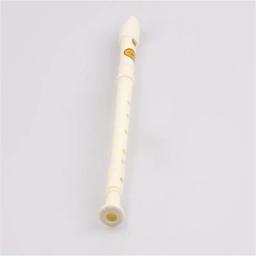 Flauta de plástico para crianças, instrumento musical branco para festa de aniversário, casamento, presente, clarinete, flauta, llaveros zelda - Image 1
