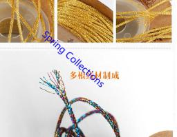 Cordão elástico para decoração com 11 metros 1mm 3 cores, fio de fita sem elasticidade, linha de etiqueta, pulseira para fazer roupas antiderrapantes, presente - Image 3