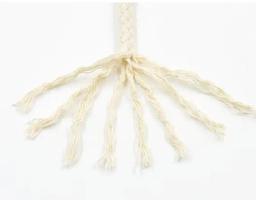 100m 5mm corda de algodão natural 8 fios trançados longos torcidos fio acessório corda corda artesanato corda - Image 3
