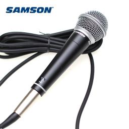Samson r21s dinâmico cardióide microfone portátil com xlr a 1/4 "microfone cabo e microfone clipe - Image 2