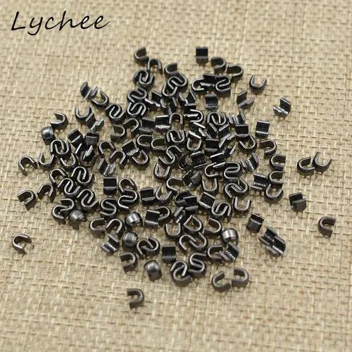 Lychee 150 pçs 5 # alta qualidade em forma de u zíper de metal até rolha diy costura artesanato roupas calças acessórios com zíper - Image 1