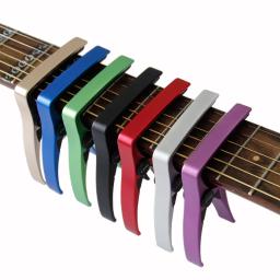 Capo de guitarra para guitarras acústicas e elétricas total material de alumínio acessórios de guitarra - Image 3