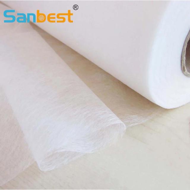 Tecido Adesivo Dupla Face Sanbest para Interlining e Patchwork - Iron On para DIY em Vestuário, 5x112cm, FL00026