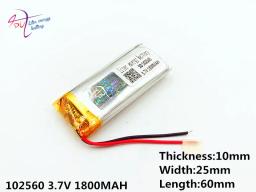 102560 3.7 V 1800 mAh Recarregável Li-Polímero Bateria Li-ion Para Ferramentas brinquedos DVR GPS PDA mp3 mp4 mp5 ligts LEVARAM Lâmpadas - Image 2