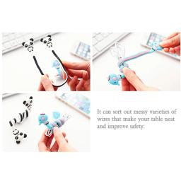 Ferramenta enroladora de cordão com desenhos, ferramenta de armazenamento de fios de silicone adorável e criativo de moda coreana - Image 6