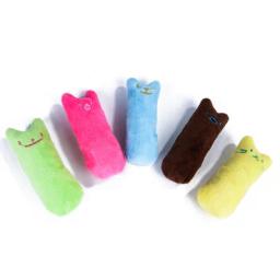 Dentes Grinding Catnip Toys para gatos, Brinquedo engraçado interativo do gato do luxuoso, Brinquedo vocal mastigando do gatinho, garras, polegar, mordida Cat Mint - Image 2