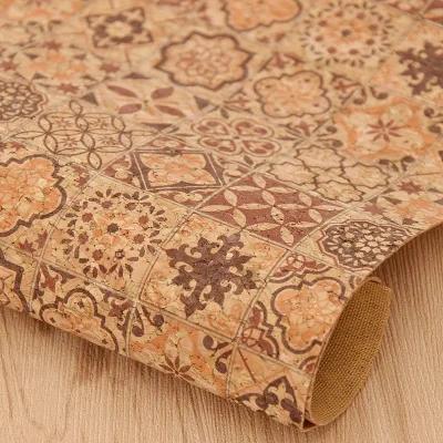 Tecido de Cortiça Macia para DIY: Saco, Bordado e Artesanato Retro em Patchwork com Impressão A4