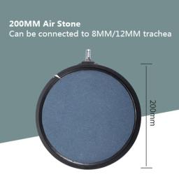Aerador para tanque de peixes aquário bomba hidropônica difusor de oxigênio de pedra de ar bolha Disco de bolha para bomba de ar para aquário - Image 5