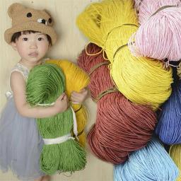 600 metros 500g fio de ráfia verão crochê natural palha fios handcrafts para diy tricô chapéu bolsa cesta rattan material - Image 3