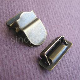 Ganchos para calças de costura 2-prongs, ganchos de metal em aço de latão, clipe para os olhos, fecho para calça e fivela - Image 3