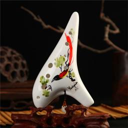 12 buracos ocarina flauta alto c chave flauta ocarina profissional tocando alto ocarina instrumentos de música folclórica - Image 3