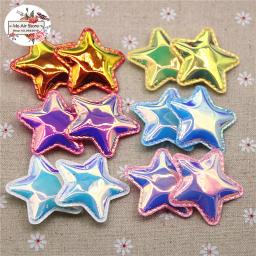 4.5cm 12 pçs estrela remendos brilhante plutônio estrela forma acolchoada feltro apliques para decoração diy acessórios de cabelo - Image 1