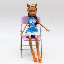 1 pçs de alta qualidade fasion monstro bonecas dráculaura/clawdeen lobo/Frankie Stein/preto wydowna aranha corpo móvel meninas brinquedos - Image 6