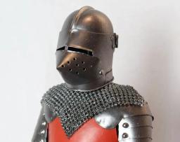 Antigo cavaleiro medieval armadura modelo/processo europeu samurai decoração/casa decorações - Image 3