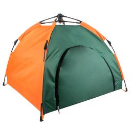 Barraca dobrável automática para animais de estimação, protetor solar à prova de chuva e chuva para casa de gato e cachorro, cama de luxo - Image 5