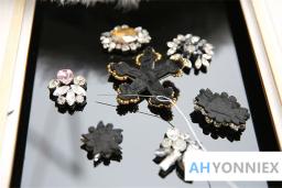 1 pçs remendos de strass feitos à mão costurar no floco de neve applique bordados remendos de flores para sapatos de vestuário frisado lantejoulas parch - Image 5