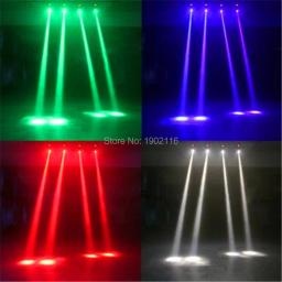 Mini cabeça móvel levou luz 10w, dmx512, dmx512, efeitos spot, iluminação do palco para dj, festa, boate, rgbw, 2 pcs/lot - Image 5