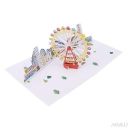Decorações e convites 3d para aniversários com 38 estilos, bolo com roda de ferro, estrela, lua, gelo, castelo, cartões de visita, natal, envelopes, convite de aniversário - Image 4
