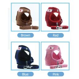 Ajustável macio acolchoado arnês colete para animais de estimação, caminhadas, treinamento de chumbo, trela para chihuahua, pug, cães pequenos e médios, cachorro, cão suprimentos - Image 4