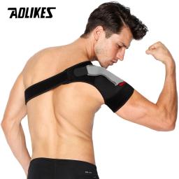 AOLIKES-Alça de Ombro Ajustável, Bandagem Ajustável, Protetor Reforçado, Equipamento de Treino Funcional, Apoio Traseiro, 1pc - Image 4
