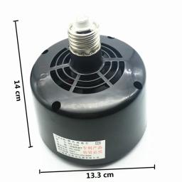 Aquecedor de ar cerâmico para répteis, lâmpadas térmicas, dispositivo de controle de temperatura, tartarugas, lagartos, cobras, quente no inverno, 5W, 50W, 100W, 1pc - Image 3