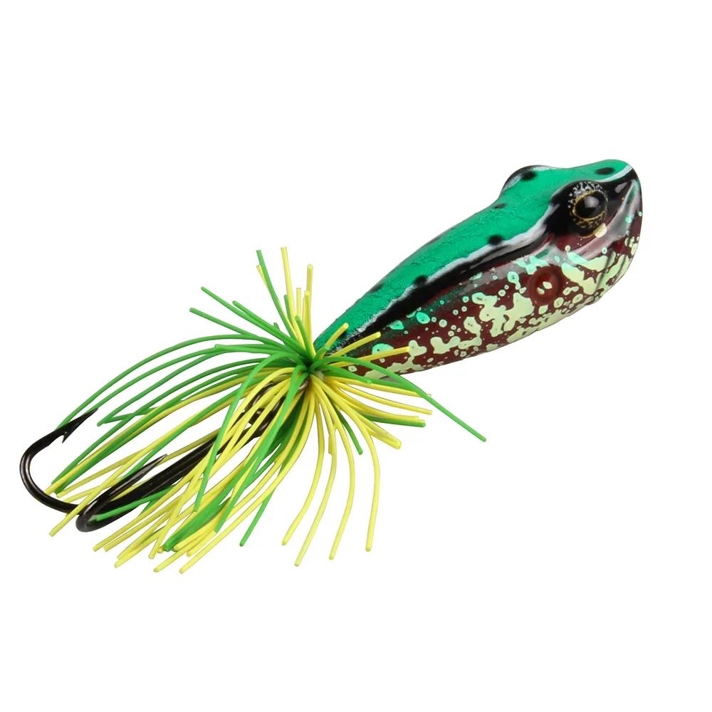 Anglerdream-isca artificial de plástico em forma de sapo vmc 3/0, isca de pesca dupla de lúcio, 58mm, 11.5g, isca de pesca flutuante - Image 1
