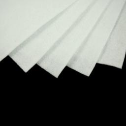 Tecido de feltro não tecido branco macio folhas fibra grossa crianças diy artesanato sortido tecido quadrado bordado scrapbooking artesanato aa8503 - Image 1