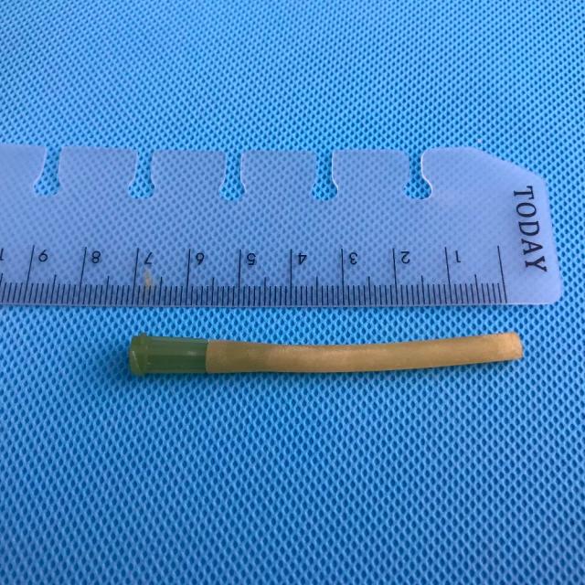 Tubo de Látex para Alimentação Oral de Animais - 5mm OD x 3mm ID com Agulha