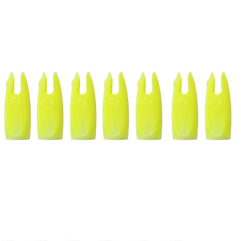 30 peças flecha de plástico 1/4, acessório para eixo de flecha de bambu para caça e cauda de 6.2mm - Image 1