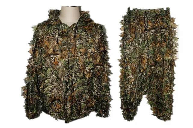 Roupa de paintball ghillie com camuflagem 3d, roupas de caça e atirador de folhas realtree para atividades ao ar livre - Image 1
