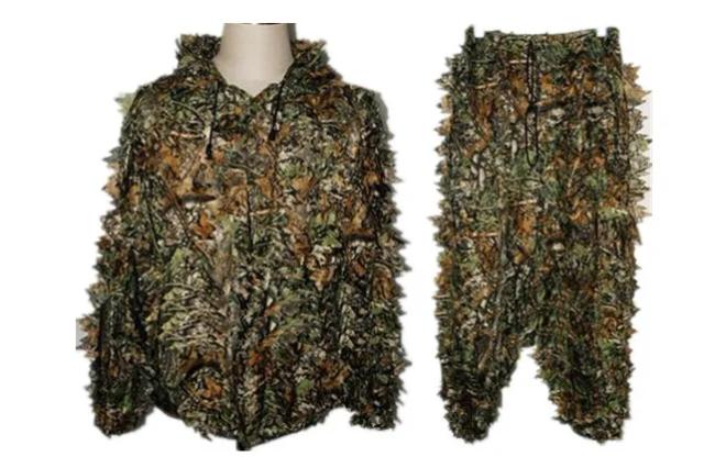 Roupa de Paintball Ghillie em Camuflagem 3D para Caça e Atividades ao Ar Livre