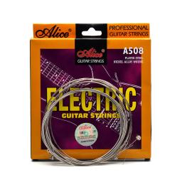 Alice a508 cordas da guitarra elétrica super leve aço níquel liga durável corda de guitarra ferida - Image 3