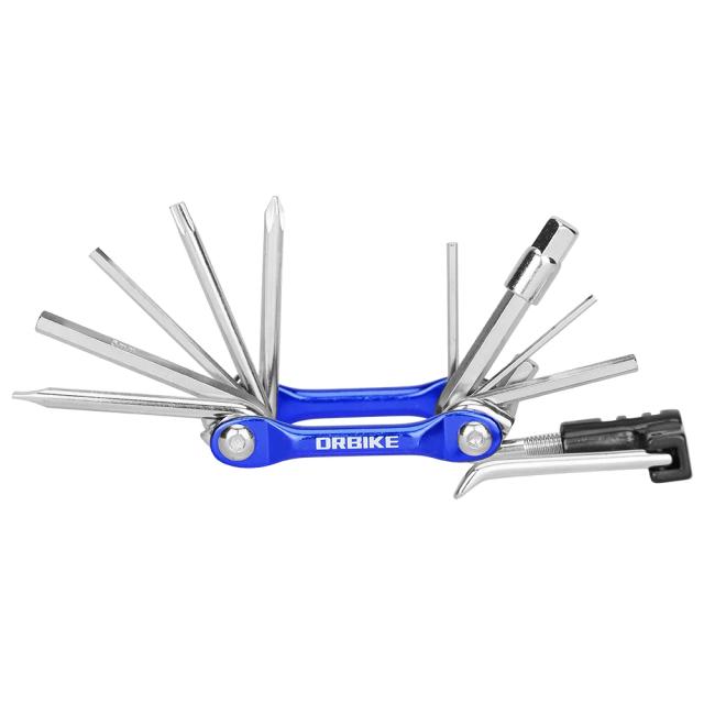 Kit Multifuncional de Reparo de Pneus de Bicicleta com Ferramentas Inclusas para MTB e Bicicletas de Estrada