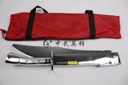 Boa qualidade plástico dobrável tai chi faca espada, arte marcial shaolin kung fu equipamento de treinamento com saco livre atacado/varejo - Image 2
