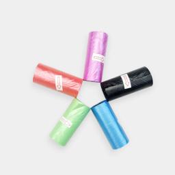 Sacos de lixo biodegradáveis para cachorros, 4 rolos, 60 peças de saco de cocô de cachorro, saco de lixo a bordo, suprimentos - Image 5