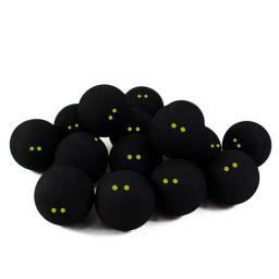 Duplo ponto amarelo Rubber Squash Balls, Speed Sports Training, Dot Bola, 2 pcs, 4pcs - Image 3