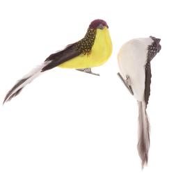 Falso artesanato aves espuma artificial penas mini pássaro, casamento mesa decoração, festa de aniversário, casamento, crianças, 1pc - Image 5