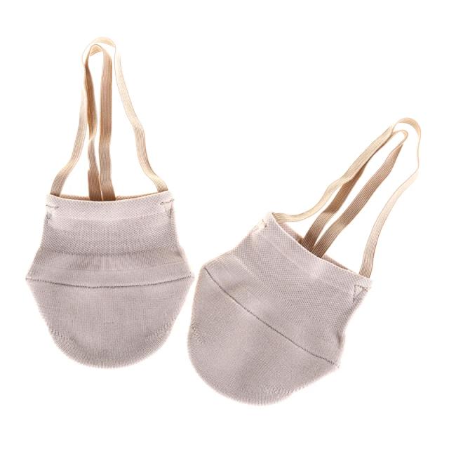 Sapatas de Patinação Artística Top de Linha com Meias Macias e Proteção Profissional Elástica em Tom de Pele