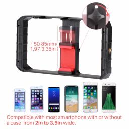 Ulanzi Smartphone Filmmaking Case, Small U Rig Hand Grip, Estabilizador de Vídeo Telefone com Montagem Fria para iPhone 13, 14, 15, Android - Image 2