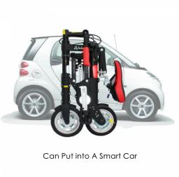 Mini bicicleta a-bike dobrável, bicicleta para esportes ao ar livre, trajeto leve, unissex - Image 3