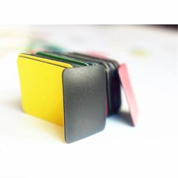 50 pçs 30x30x1mm artesanato ímã de borracha fino e flexível auto adesivo folha magnética flexível papel magnético adesivos ímã - Image 3