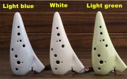 12 furos alto c ocarina alto c chave ac ocarina flauta forma de crack 12 buraco alto c ocarina instrumento de música folclórica - Image 4
