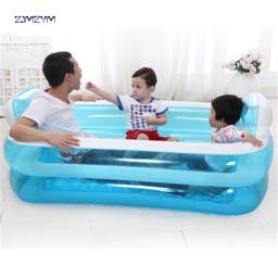 Banheira inflável dobrável portátil de PVC para adultos, banheira de beleza aquática, segura e ambientalmente amigável, não tóxica grossa, NA15210860 - Image 4