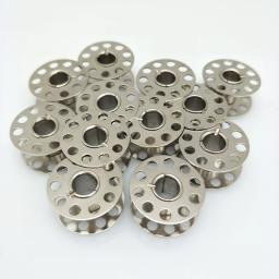 Bobina de metal de alta qualidade 10 peças, ferramenta de artesanato de costura, máquina de costura de aço inoxidável, carretel para brother 5bb5553 - Image 6