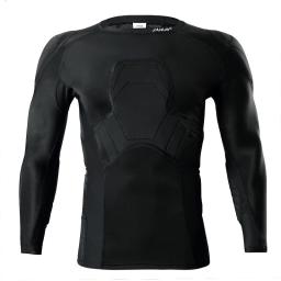 Janus esponja de alta densidade para goleiro de futebol, camiseta protetora anti-colisão, manga longa, ajuste flexível ja528 - Image 2